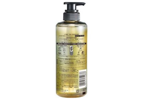 KRACIE Ichikami The Premium Shiny Moist Shampoo Восстанавливающий и увлажняющий шампунь для волос, с глубоким ароматом цветущей вишни, помпа 480мл., фото 2 