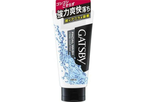  MANDOM Gatsby Facial Wash Strong Clear Foam Мужская пенка для умывания с угольной пудрой, с освежающим цитрусовым ароматом, 130г., фото 2 