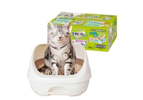  Unicharm Туалет Deo Toilet  для кошек системный открытый светлый, фото 1 
