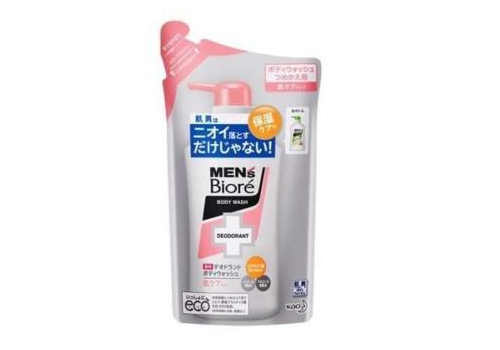  KAO "Men's Biore" Мужское пенящееся мыло для тела с противовоспалительным и дезодорирующим эффектом, с цветочным ароматом, мягкая упаковка 380мл, фото 1 