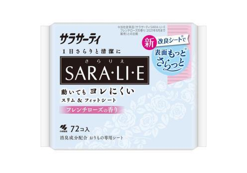  KOBAYASHI Sarasaty Sara･li･e French Rose Ежедневные гигиенические прокладки, с ароматом французской розы, 72шт., фото 1 