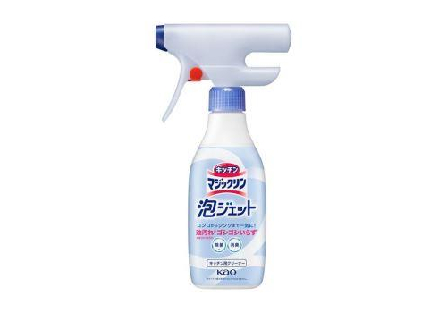  KAO Пенящееся чистящее и дезодорирующее средство "MagicClean Airjet EX" для уборки на кухне быстрого действия, без аромата 370 мл, флакон с распылителем, фото 1 