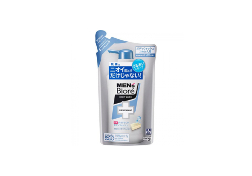  KAO "Men's Biore" Пенящееся мужское жидкое мыло для тела с противовоспалительным и дезодорирующим эффектом, с ароматом свежести, запасной блок 380 мл, фото 1 
