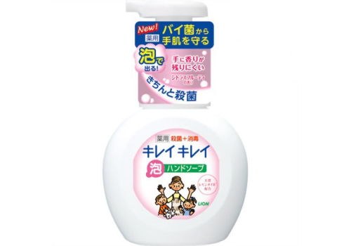  LION KireiKirei Citrus Fruity Мыло-пенка для рук с маслом лимона, с фруктово-цитрусовым ароматом, помпа, 250мл., фото 2 