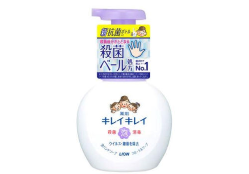  LION KireiKirei Floral Soap Мыло-пенка для рук, с цветочным ароматом, помпа, 250мл., фото 1 