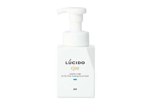  MANDOM Lucido EX Oil Clear Мужская пенка для умывания с коэнзимом Q10 и экстрактом зеленого чая, без аромата, помпа 150мл., фото 1 