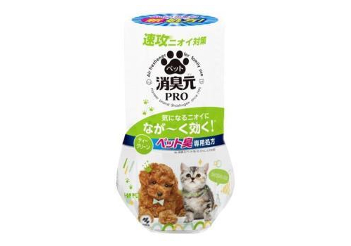  KOBAYASHI Shoshugen for Pets Tea Green Жидкий дезодорант для устранения запаха домашних животных, с ароматом зеленого чая, 400мл. for Pets Tea Green Жидкий дезодорант для устранения запаха домашних животных, с ароматом зеленого чая, 400мл. 1/16, фото 1 