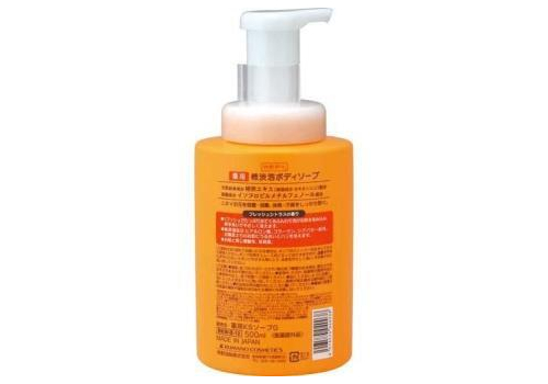  KUMANO YUSHI Kakishibu Foam Body Soap Жидкое мыло-пенка для тела, антибактериальное, с экстрактом хурмы и гиалуроновой кислотой, 500мл., фото 2 