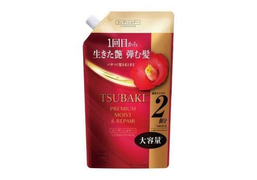  SHISEIDO Tsubaki Premium Moist & Repair Экстраувлажняющий кондиционер для сухих волос, сменная упаковка с крышкой 600мл., фото 1 
