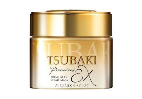  SHISEIDO Tsubaki Premium EX Восстанавливающая маска для волос, банка 180г., фото 1 