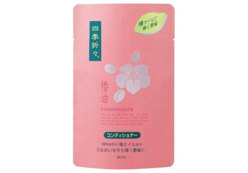  KUMANO YUSHI Shikioriori Camellia Oil Кондиционер для сухих и поврежденных волос, c маслом камелии, сменная упаковка 450мл., фото 1 