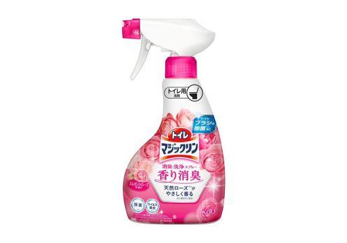  KAO Toilet Magiclean Deodorant & Clean Elegant Rose Чистящее и дезодорирующее средство для туалета, с ароматом роз, 350мл., фото 2 