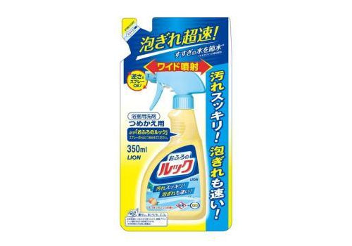  LION Look Spray For Bathroom Чистящее средство для ванной комнаты с ароматом апельсина, сменная упаковка, 350мл., фото 1 