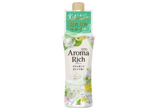  LION Кондиционер-ополаскиватель Aroma Rich Ellie для белья 480мл., фото 1 