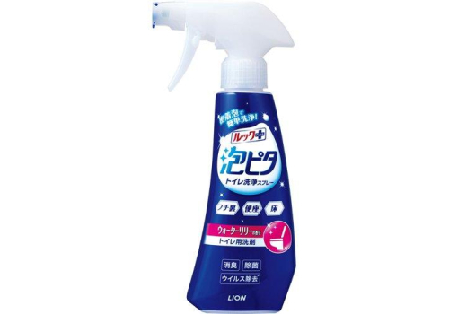  LION Look Plus For Toilet Water Lily Чистящая и дезинфицирующая спрей-пенка для туалета, аромат: водяная лилия, 300мл., фото 1 
