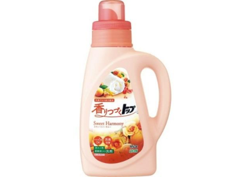  LION Top Sweet Harmony Жидкое средство для стирки белья, с нежным ароматом цветов и фруктов, 850г. 1/9, фото 1 