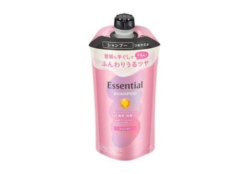  KAO Essential Шампунь для сухих и повреждённых волос разглаживающий кутикулу Объём и блеск 300 мл, фото 1 
