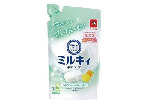  COW Жидкое мыло-гель Milky Body Soap цитрусовый аромат 360мл, фото 1 