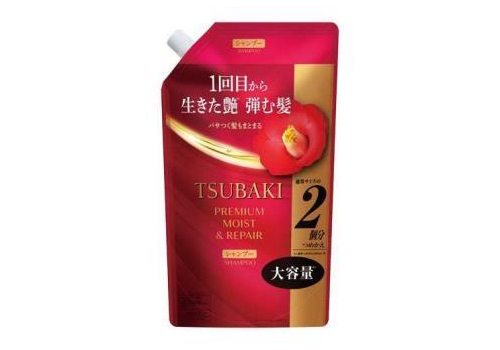  SHISEIDOTsubaki Premium Moist & Repair Экстраувлажняющий шампунь для сухих волос, сменная упаковка с крышкой  600мл., фото 1 