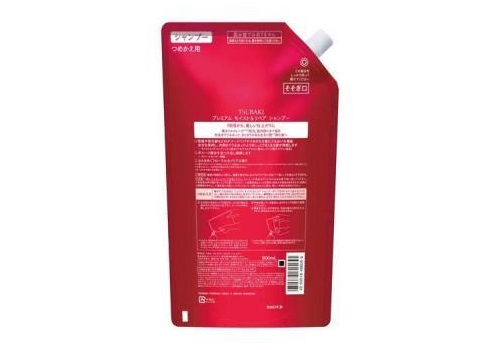  SHISEIDOTsubaki Premium Moist & Repair Экстраувлажняющий шампунь для сухих волос, сменная упаковка с крышкой  600мл., фото 2 