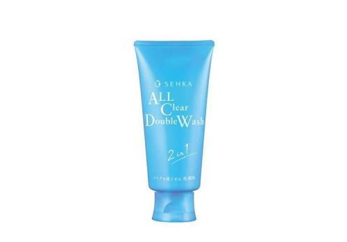 SHISEIDO Senka All Clear Double Wash Пенка для умывания и снятия макияжа, с гиалуроновой кислотой и протеинами шёлка, туба 120г., фото 1   SHISEIDO Senka All Clear Double Wash Пенка для умывания и снятия макияжа, с гиалуроновой кислотой и протеинами шёлка, туба 120г., фото 1