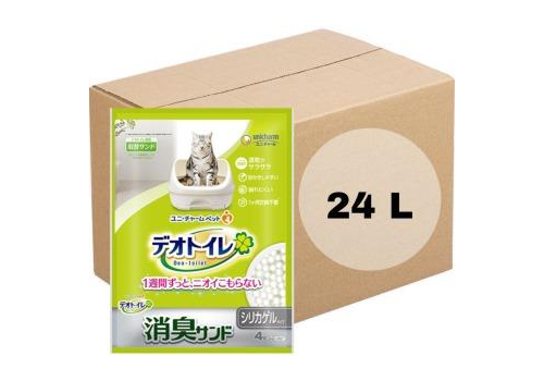 Unicharm Наполнитель силикагелевый для системных туалетов Deo-Toilet Nyantomo круглые гранулы коробка 4л х 6уп, фото 1   Unicharm Наполнитель силикагелевый для системных туалетов Deo-Toilet Nyantomo круглые гранулы коробка 4л х 6уп, фото 1