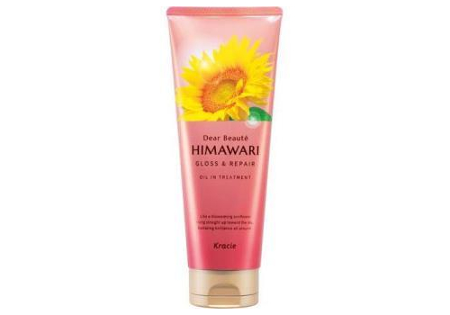 KRACIE Dear Beaute Himawari Gloss & Repair Маска с растительным комплексом для восстановления блеска поврежденных волос, с цветочным ароматом и нотками персика, мангустина и муската, туба 200г., фото 1   KRACIE Dear Beaute Himawari Gloss & Repair Маска с растительным комплексом для восстановления блеска поврежденных волос, с цветочным ароматом и нотками персика, мангустина и муската, туба 200г., фото 1
