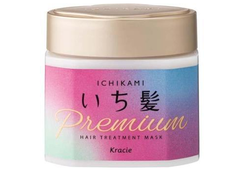 KRACIE Ichikami Premium Hair Treatment Mask Маска для защиты и восстановления волос, на основе масел премиум-класса, с ароматом цветущей вишни, банка 200г., фото 1   KRACIE Ichikami Premium Hair Treatment Mask Маска для защиты и восстановления волос, на основе масел премиум-класса, с ароматом цветущей вишни, банка 200г., фото 1