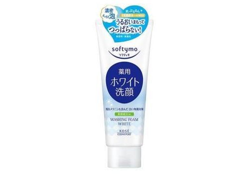  KOSE Крем-пенка "Softymo" для умывания выравнивающая тон кожи с витамином С 150 г, фото 1 