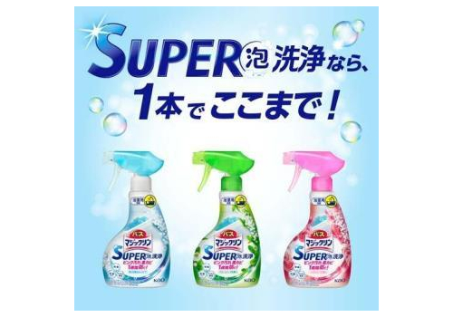  KAO Чистящее средство для ванной комнаты Magiclean Super Foam с антибактериальным эффектом без аромата запаска 800мл., фото 2 