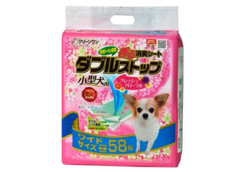  Ishihara Пеленки для собак мелких пород антибактериальные с цветочным ароматом, 60х44см 58шт, фото 1 