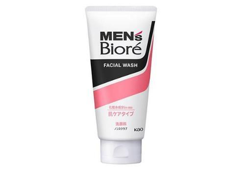  KAO Мужская пенка для умывания лица Men's Biore Япония увлажнение цветы и цитрус 130 г, фото 1 