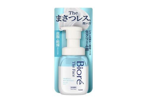 Biore Пенка для умывания The Face Moist с увлажняющим эффектом, c ароматом цветочного мыла, диспенсер 200мл., фото 2 