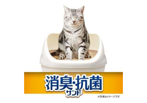  Unicharm Наполнитель цеолитовый для системных туалетов Deo-Toilet Nyantomo крупные гранулы 4 л, фото 3 