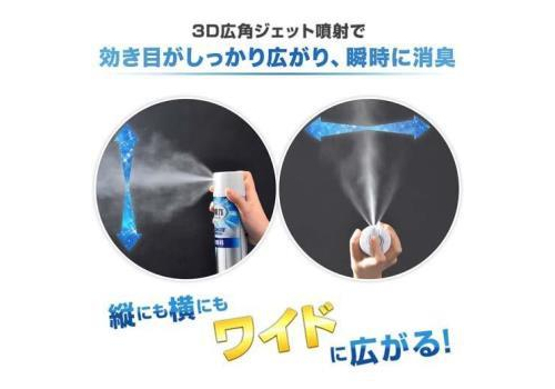  ST Освежитель воздуха для туалета "SHOSHU RIKI" (аэрозоль для туалета с антибактериальным эффектом «Изящный букет») 365 мл, фото 3 