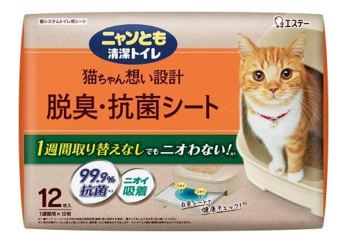  ST Пеленки для системного туалета Nyantomo антибактериальные 12шт, фото 1 