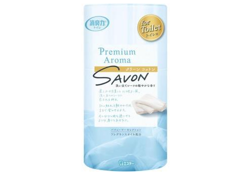  ST Жидкий освежитель воздуха  Premium Aroma Savon Clean Cotton для туалетной комнаты с легким цитрусовым ароматом и нежными нотками ландыша и фрезии, 400мл., фото 1 