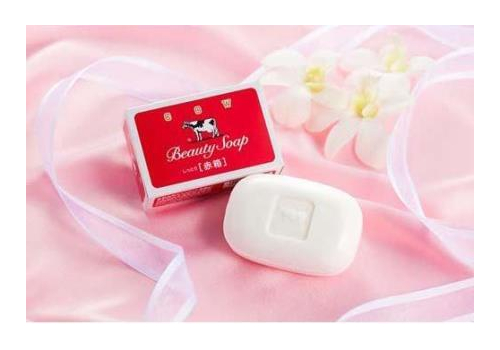  COW Red Box Молочное увлажняющее туалетное мыло с ароматом розы, 6шт. по 90г., фото 3 