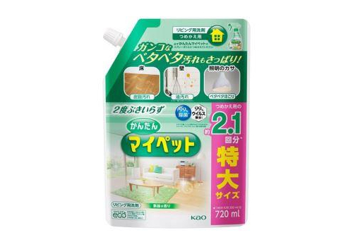  KAO Средство моющее для дома и всех видов поверхностей Easy My Pet универсальное запаска 720мл, фото 1 