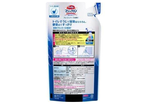  KAO Сильнодействующее средство для туалета Toilet Magiclean с ароматом свежих трав запаска 350мл, фото 2 