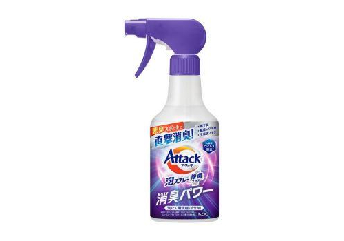  KAO Attack Пенящийся спрей-пятновыводитель для удаления запахов перед стиркой 300 мл, фото 1 