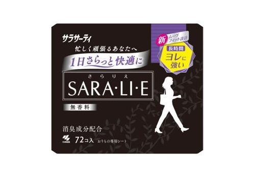  KOBAYASHI Ежедневные гигиенические прокладки Sarasaty Sara･li･e без аромата 72шт., фото 1 