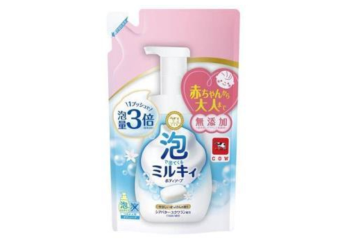  COW Жидкое мыло-пенка Milky Body Soap цветочный аромат 450 мл, фото 1 