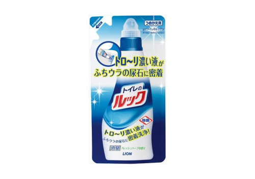  LION Look For Toilet Чистящее средство для унитаза с ионами серебра, аромат свежих трав, сменная упаковка, 350мл., фото 1 