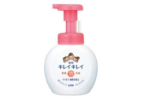  LION KireiKirei Fruit Mix Мыло-пенка для рук с ароматом фруктового микса, помпа, 250мл., фото 1 