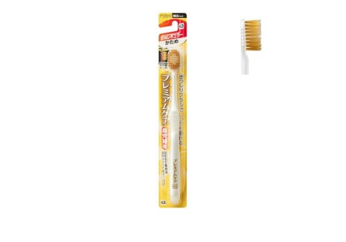  EBISU Standart Hard Широкая 6-рядная зубная щётка с головкой овальной формы, двухуровневой комбинированной щетиной и сверхтонкими кончиками щетинок, 1 шт, жёсткая, фото 1 