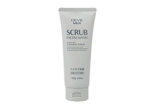  KUMANO YUSHI Натуральный скраб для лица, мужской, туба 130г., фото 1 