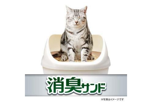  Unicharm Наполнитель силикагелевый для системных туалетов Deo-Toilet Nyantomo круглые гранулы, 4 л., фото 3 