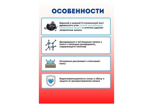  Super Cat Пеленки для системного туалета Deo-Toilet с древесным углем недельные 20шт, фото 7 