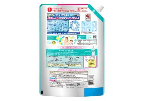  LION Кондиционер для белья Soflan Premium Fresh Green Aroma с антибактериальным и дезодорирующим эффектом, с ароматом свежей зелени и фруктов, мягкая упаковка с крышкой 950мл. 1/6, фото 2 